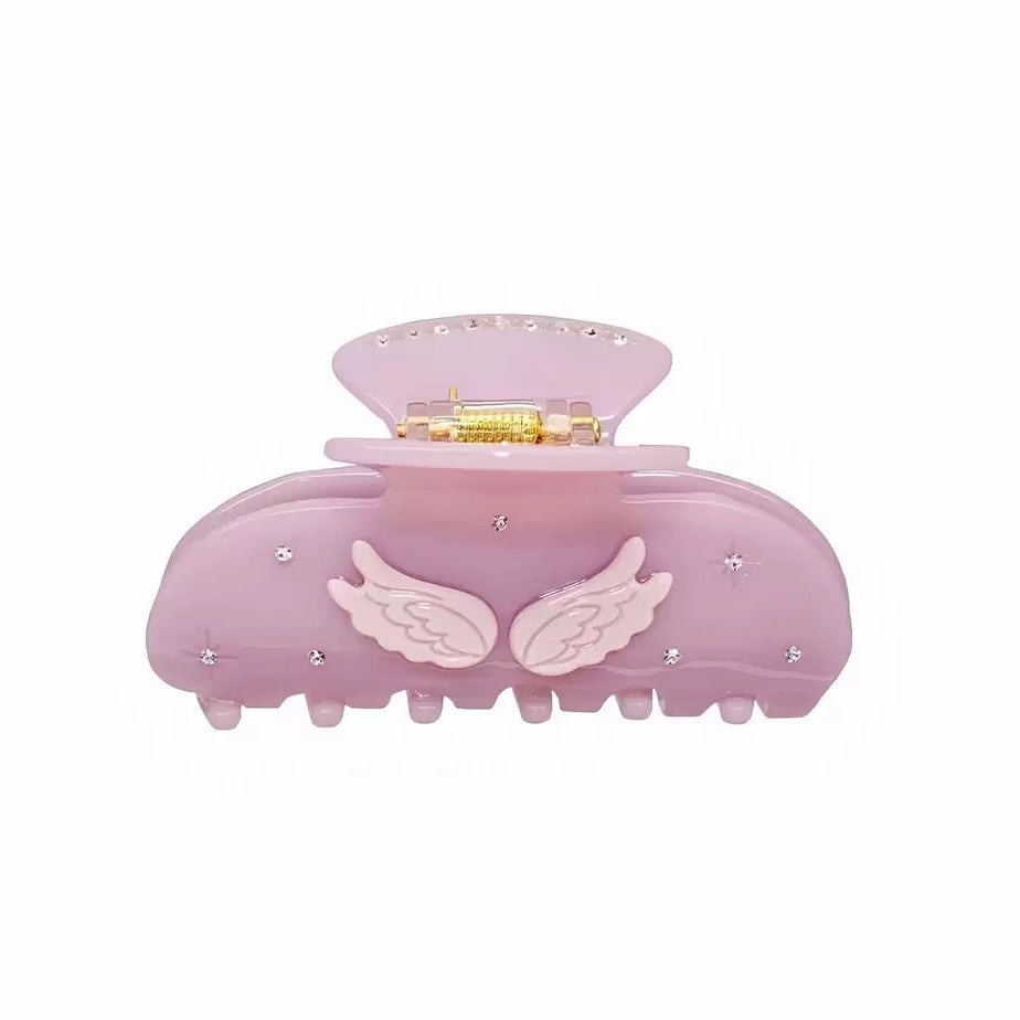 SOFT LILAC ANGLE CLAW CLIP