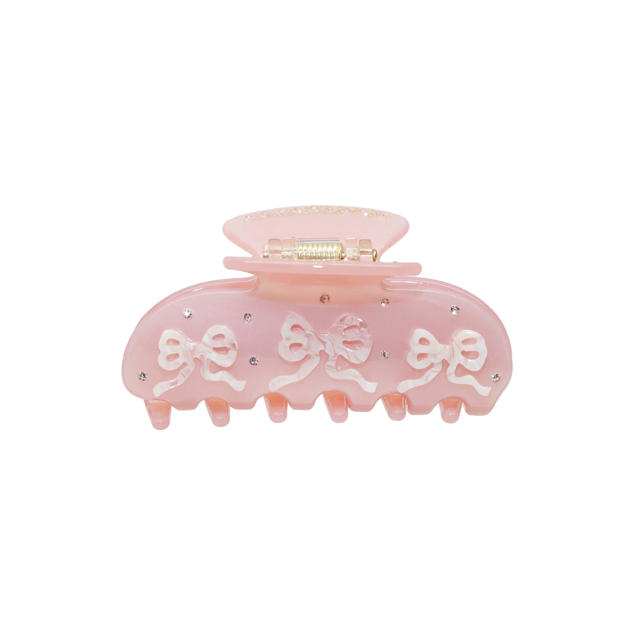 PINK RIBBON KISS CLAW CLIP