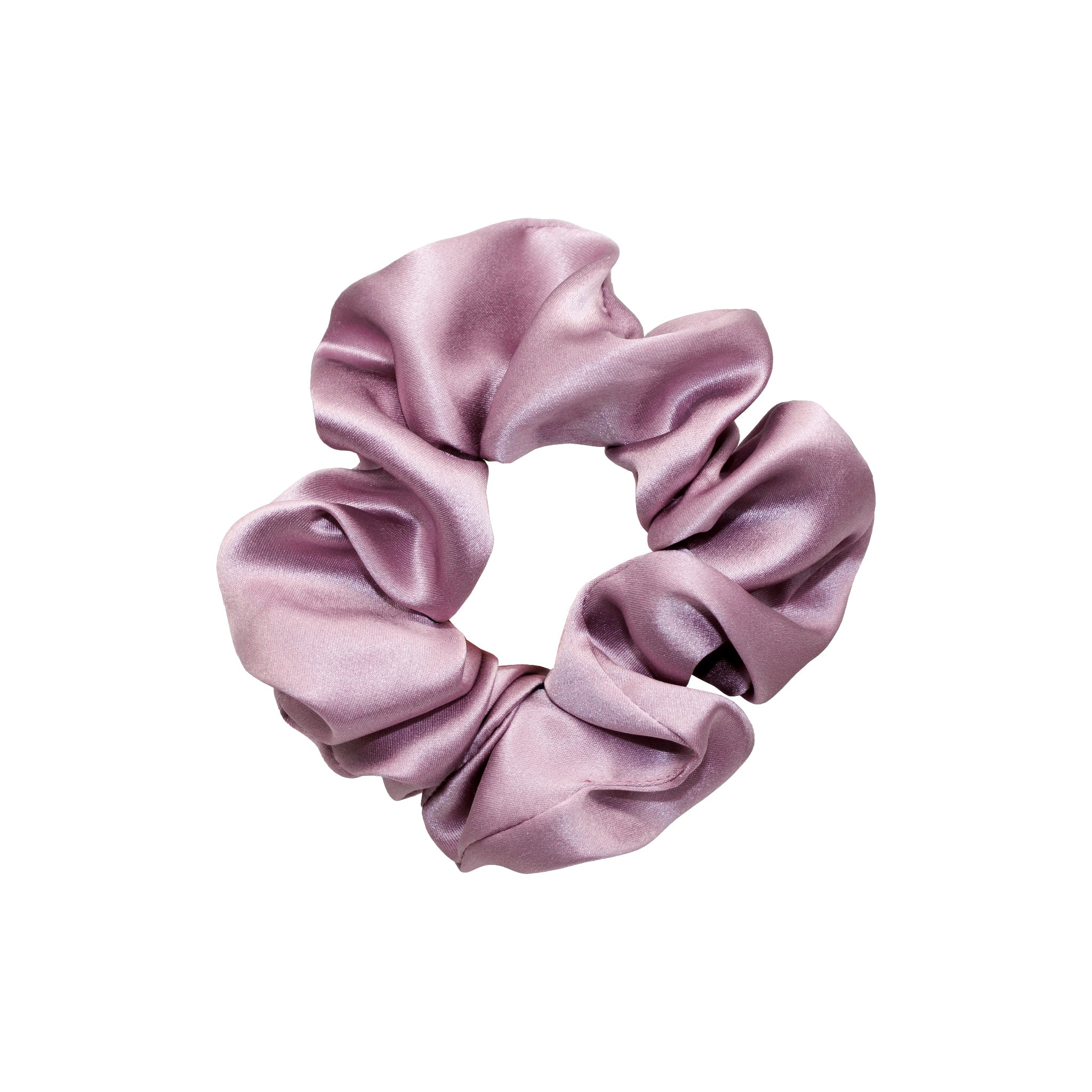 MAUVE MULBERRY SILK SCRUNCHIE